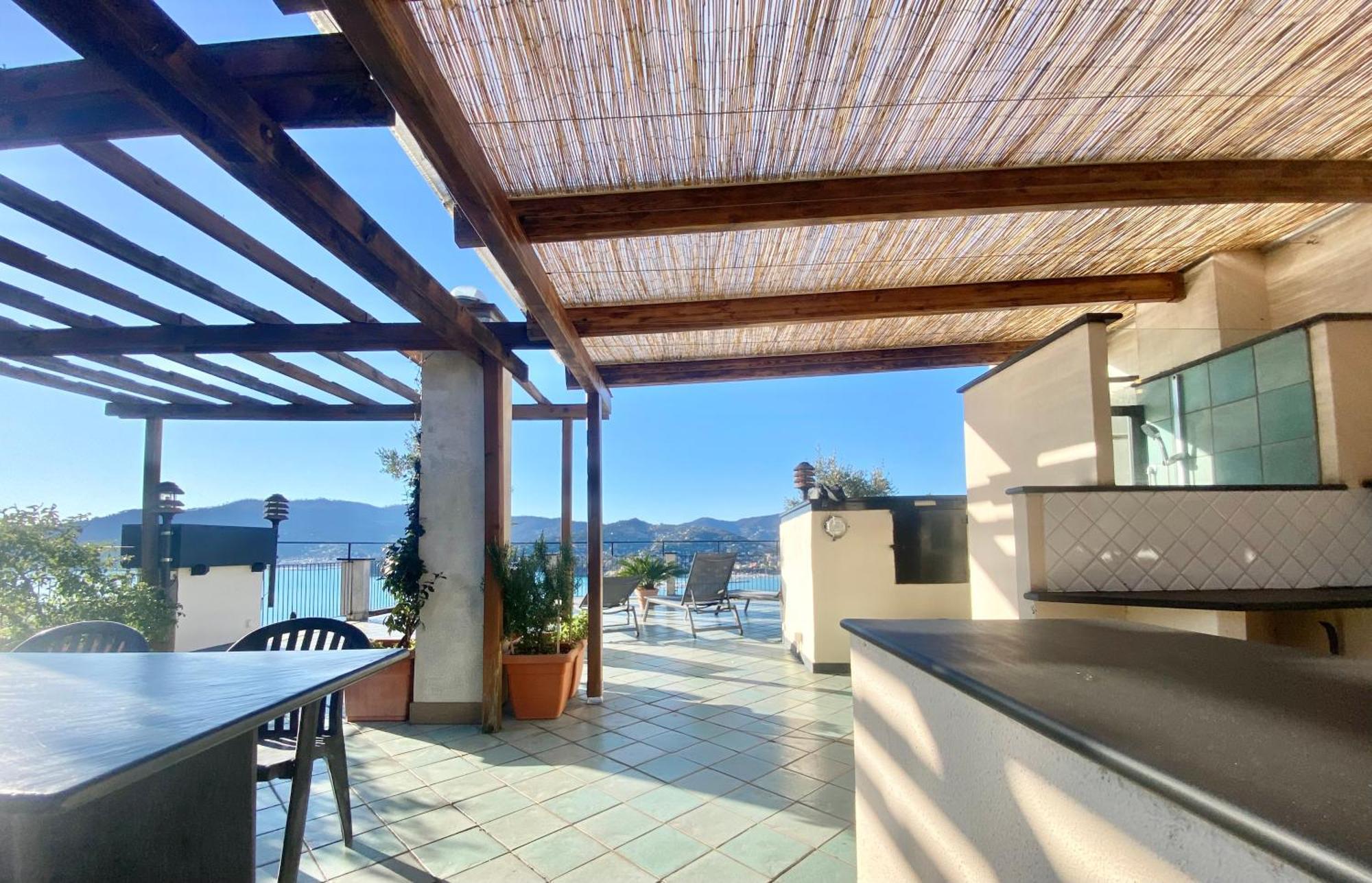 Welcome Riviera - Paradiso 12-Ultimo Restauro Nel 2025-Vista Mare Stupenda-Balcone Con Vista Meravigliosa Piu' Terrazza Solarium Sovrastante Di 70 Mq Esterna Rapallo Exterior foto